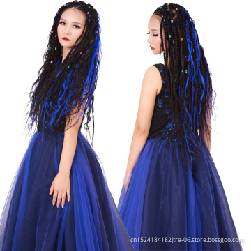 hot water setting braiding hair synthetic wholesale cheap ombre color crochet braiding hair extension, 60 inch synthetic hair